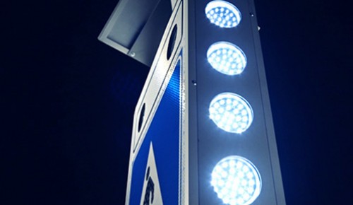 Illuminazione a LED di attraversamento pedonale